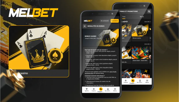 Revue des bonus de bienvenue du casino Melbet