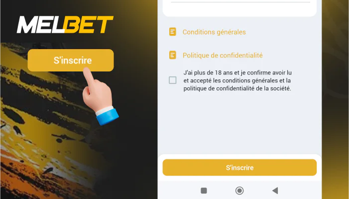 Compléter l'inscription, étape 5